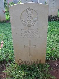 Dar Es Salaam War Cemetery - Robinson, J